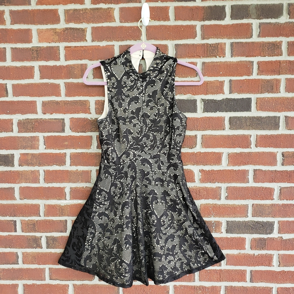 Black Skater Skirt Dress